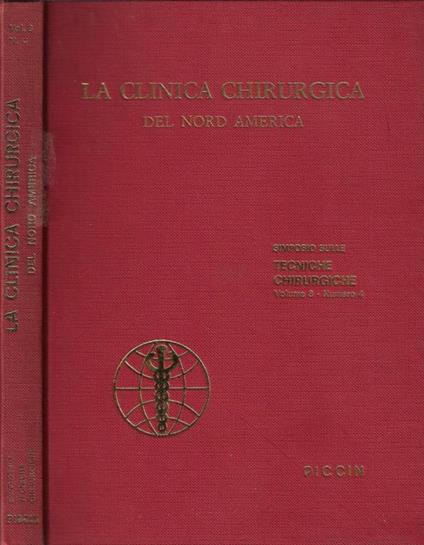 La clinica chirurgica del Nord America Volume 8 N° 4. Simposio sulle tecniche chirurgiche - copertina