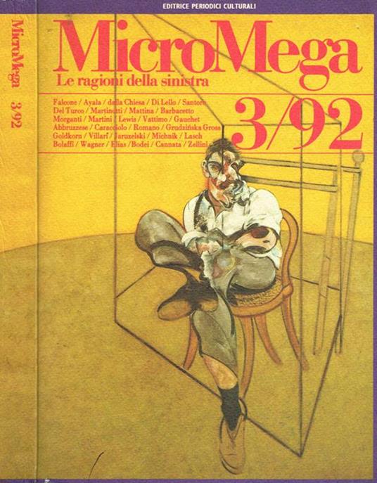 Micro Mega. Le ragioni della sinistra 3/92 - Lucio Caracciolo - copertina