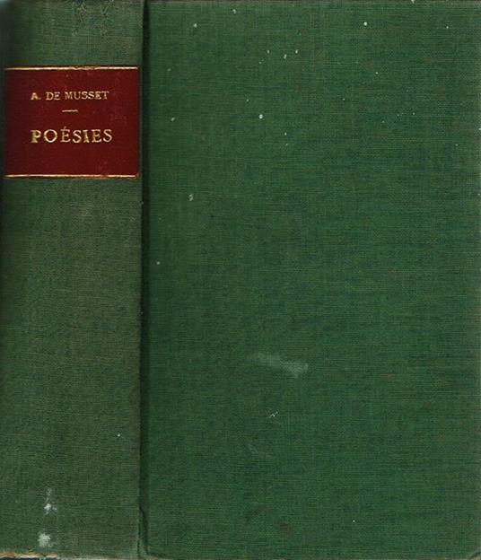 Première poésies. de Alfred De Musset - 1829-1855 - Alfred de Musset - copertina