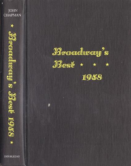 Broadway' s Best 1958 - John Chapman - copertina