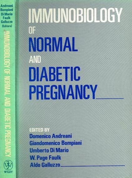 Immunobiology of normal and diabetic pregnancy - copertina