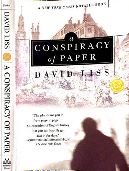 A conspiracy of paper - David Liss - copertina