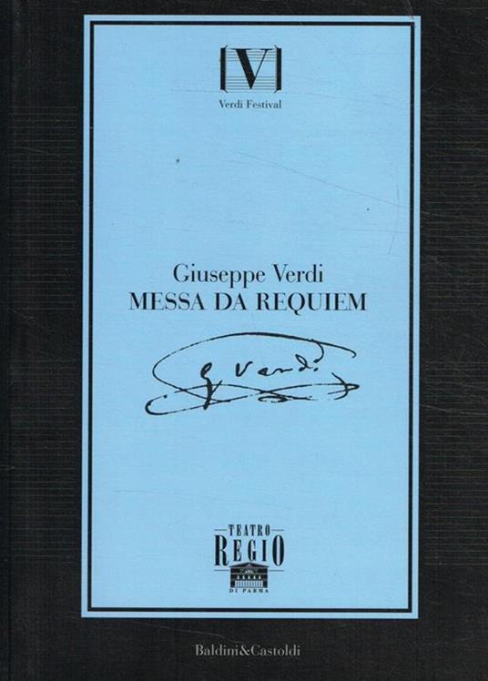 Messa da Requiem. Per soli coro e orchestra - Giuseppe Verdi - copertina