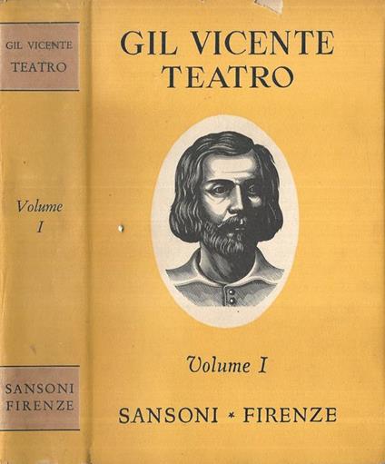 Teatro Volume 1 - Gil Vicente - copertina