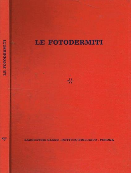 Le fotodermiti - copertina