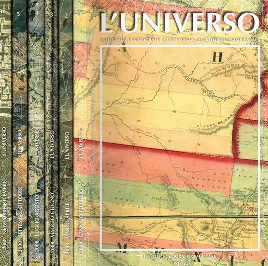 L' universo. Rivista di divulgazione storico-geografica anno LXXXVIII - copertina