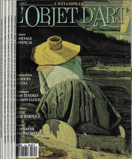 L' Estampille / L' Objet D'Art Anno 1993 N° 265, 266, 267, 268, 269 - copertina