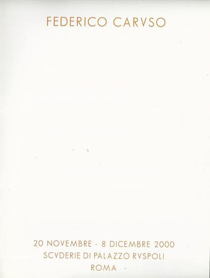 Confessioni - Federico Caruso - copertina