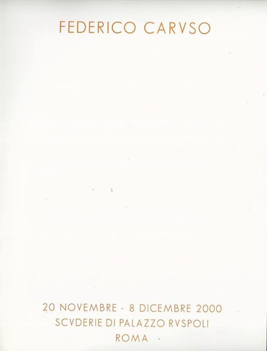 Confessioni - Federico Caruso - copertina