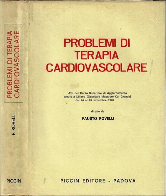 Problemi di terapia cardiovascolare - Fausto Rovelli - copertina