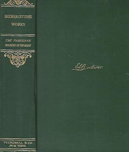 The Parisians - Pilgrims of the Rhine - Edward Bulwer - copertina