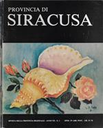 Provincia di Siracusa Anno VII N° 1, 2. Rivista della provincia regionale