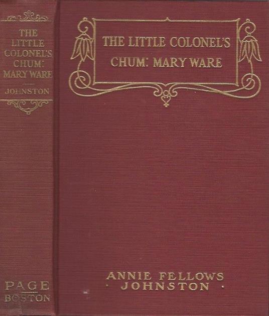 The Little Colonel's Chum: Mary Ware - copertina