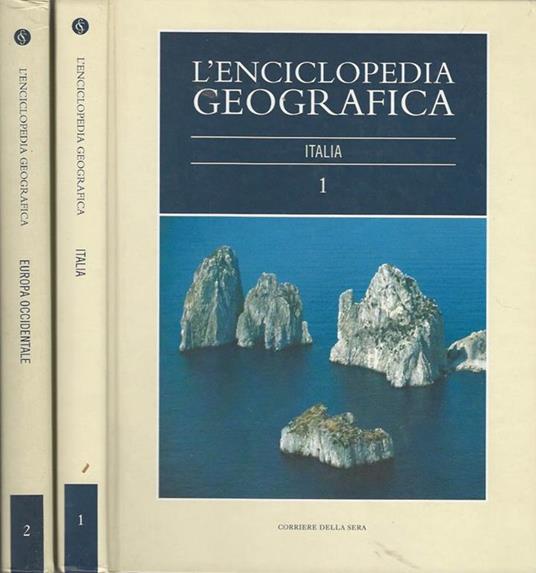 L' Enciclopedia geografica, vol. 1 e 2. Italia - Europa occidentale - copertina