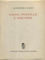 Saggi, Postille E Discorsi
