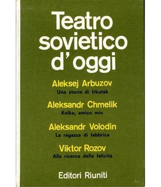 Teatro Sovietico D'oggi - Aleksej Arbuzov - copertina