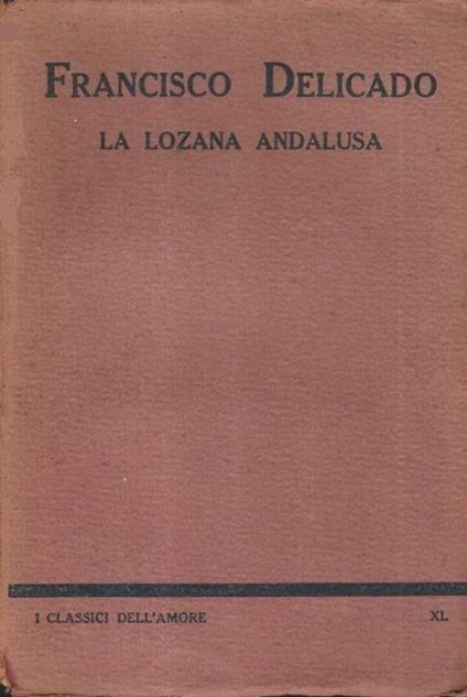 La Lozana Andalusa - Francisco Delicado - copertina