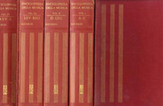 Enciclopedia Della Musica (4 Volumi) - Claudio Sartori - copertina