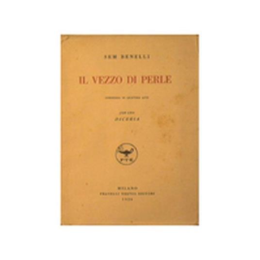 Il Vezzo Di Perle - Sem Benelli - copertina