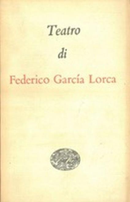 Teatro - Federico García Lorca - copertina