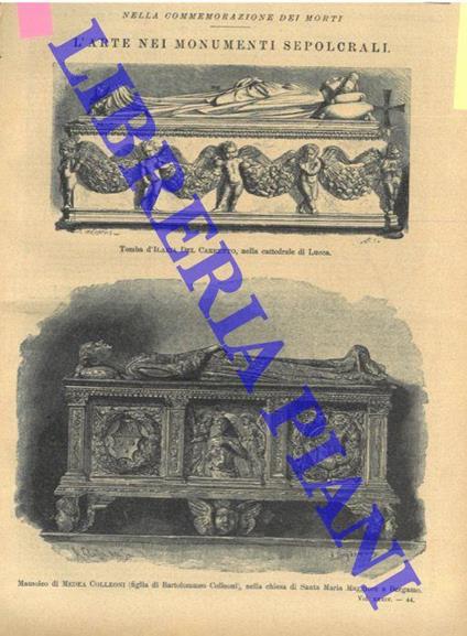 Nella commemorazione dei morti. L'arte nei monumenti sepolcrali - copertina