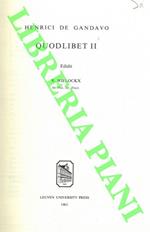 Quodlibet II. Editit R. Wielockx