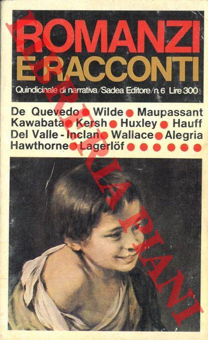 Romanzi e racconti - copertina