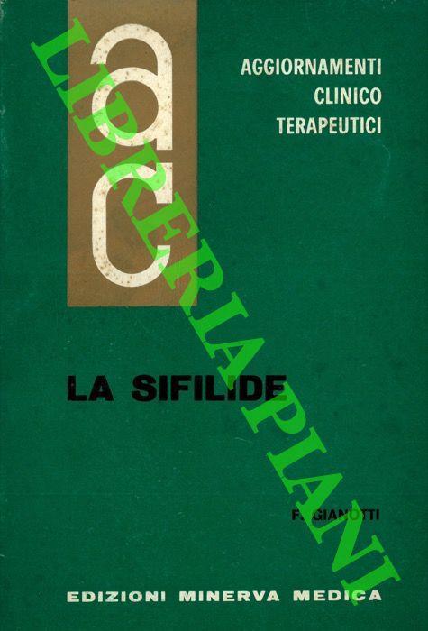 La sifilide - F. Gianotti - copertina