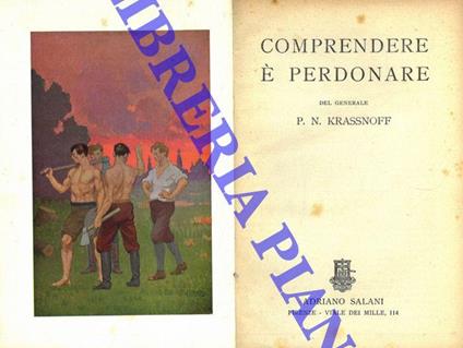 Comprendere è perdonare - P. N. Krassnoff - copertina