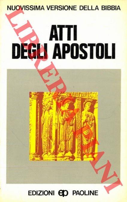 Atti degli Apostoli - copertina