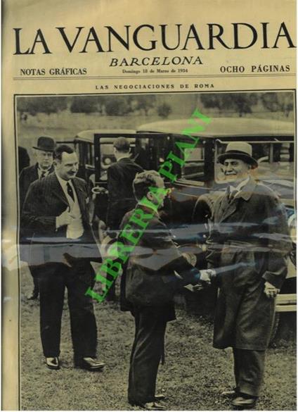 La vanguardia. Notas graficas - copertina