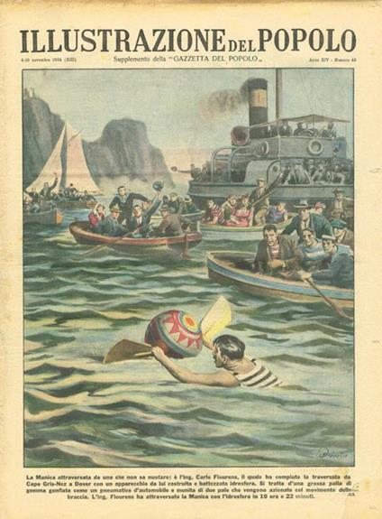 Illustrazione del popolo. Supplemento della Gazzetta del Popolo anno XIV n.45 1934 - copertina