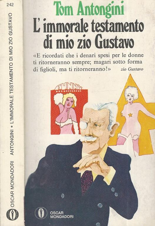 L' immorale testamento di zio Gustavo - Tom Antongini - copertina
