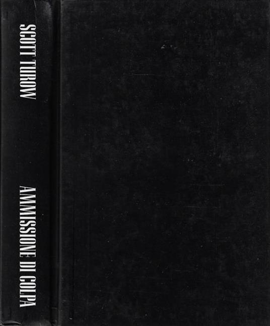 Ammissione di colpa - Scott Turow - copertina