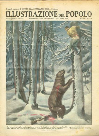 Illustrazione del Popolo. Supplemento della Gazzetta del Popolo anno XIII n.7, 1933 - copertina