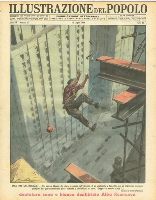 Illustrazione del Popolo. Pubblicazione settimanale anno 28 n.27, 1948 - copertina