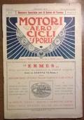 Motori Aerocicli & Sports - Edizione Speciale per il Salon di Torino - N. 21, Giugno 1924 - Mario Morasso - copertina