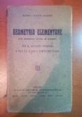 Geometria elementare di Mario e Gianni Gliozzi - copertina