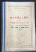 Massimario delle Tasse di Registro