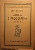 Orfeo e Proserpina - Sem Benelli - copertina