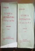 Storia della letteratura italiana Vol.2-Vol.3