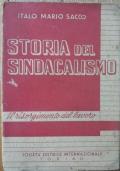 Storia del sindacalismo - Italo Mario Sacco - copertina