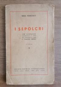 I sepolcri - Ugo Foscolo - copertina