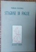 Stagioni di foglie di Tommaso Papandrea - copertina
