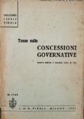Tasse sulle concessioni governative di L. di G. Pirola - copertina