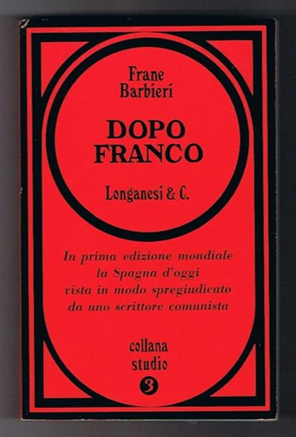 Dopo Franco - Frane Barbieri - copertina