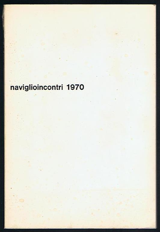 Naviglioincontri 1970 - copertina