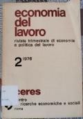 economia del lavoro - rivista trimestrale - 2 1976 - Ceres - copertina