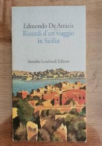 Ricordi d’un viaggio in sicilia - Edmondo De Amicis - copertina