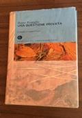 Una questione privata - Beppe Fenoglio - copertina